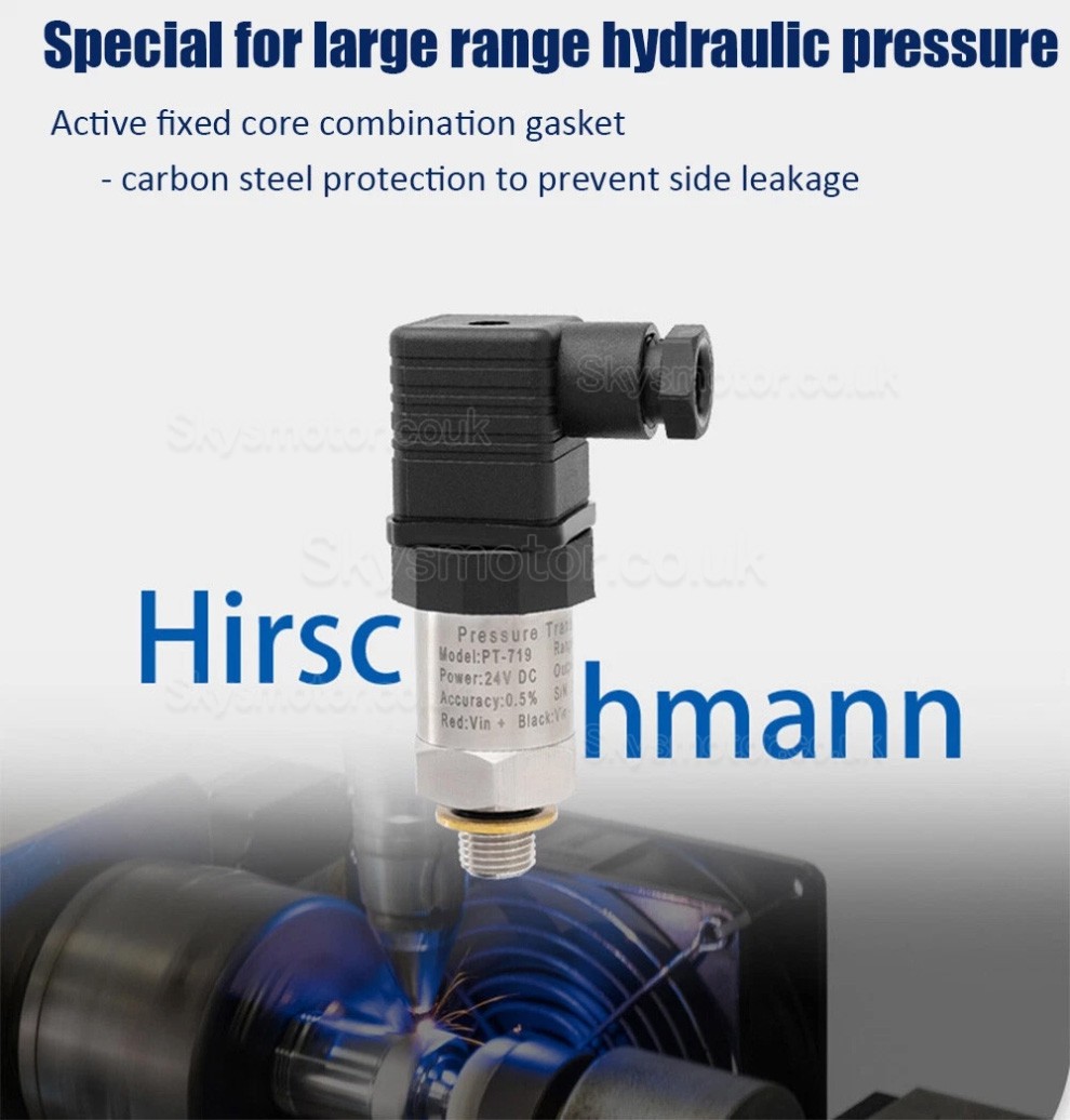 Industry Hydraulic Pressure Sensor PT-719 Pressure Transmitter 0-10V 4-20mA IP65 Industry Hydraulic Pressure Sensor PT-719 Pressure Transmitter 0-10V 4-20mA IP65