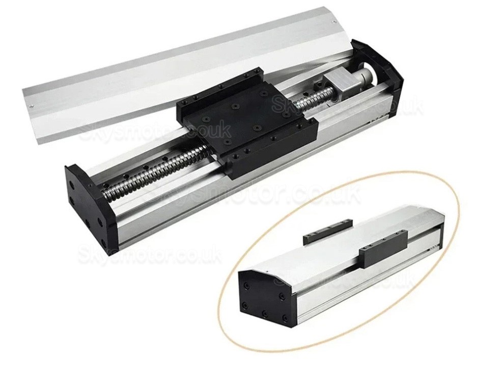 Fully Sealed Manual Ballscrew Slide QMF90 Linear Translation Stage CNC Linear Guide Module