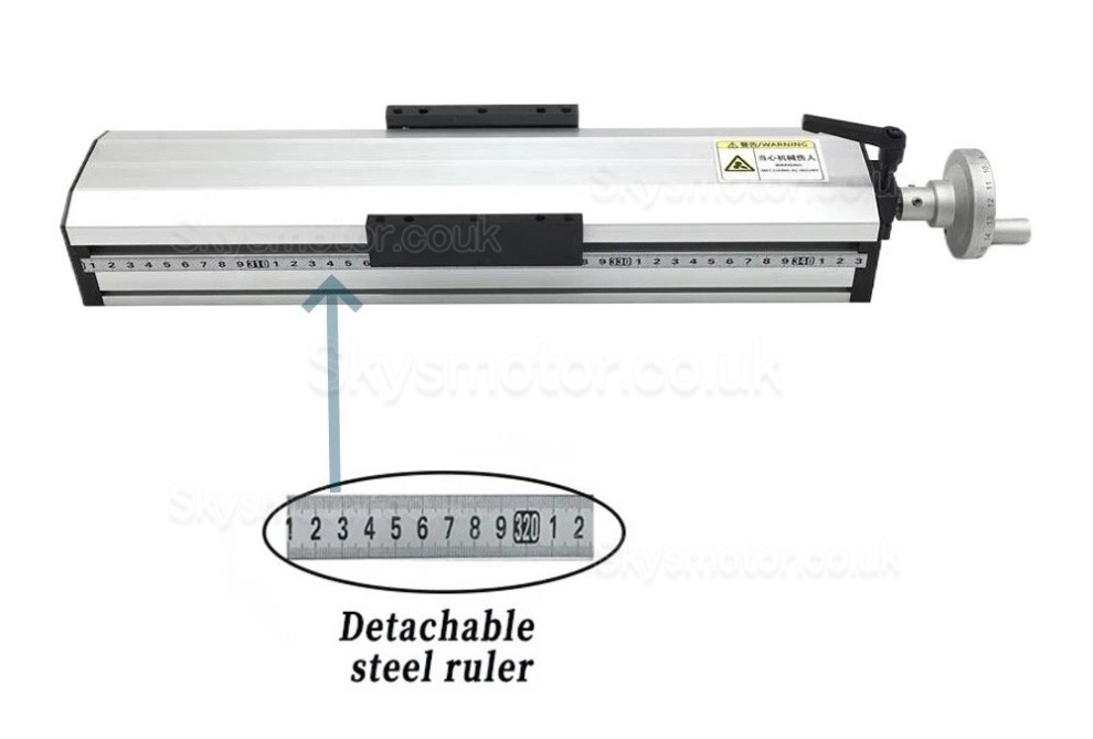 Fully Sealed Manual Ballscrew Slide QMF90 Linear Translation Stage CNC Linear Guide Module