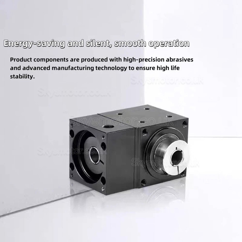 Nema 34 Right Angle Bevel Gearbox Ratio 2:1/3:1/5:1 for for NEMA 34 Stepper/ 80mmServo Motor