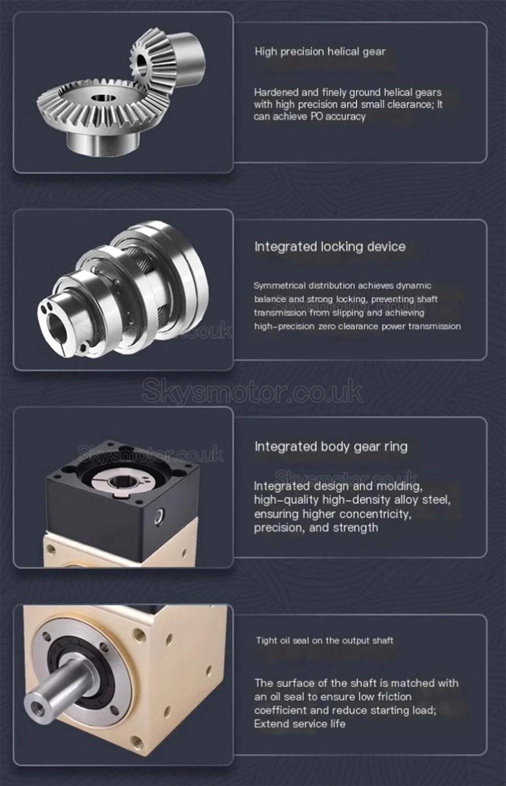 Nema 23 Right Angle Bevel Gearbox 90 Degree Commutator Ratio 2:1/3:1/5:1 for Nema23 Stepper Motor