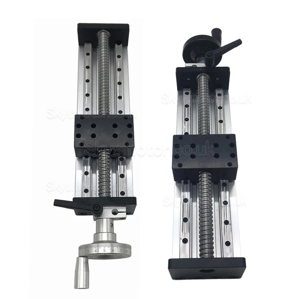 Manual Linear Stage SXG5080 Manual Double Guides Ballscrew Slide Table with Handwheel Manual Linear Stage SXG5080 Manual Double Guides Ballscrew Slide Table with Handwheel