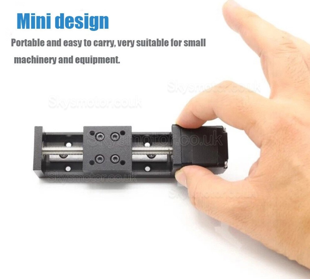 Mini Linear Slide Table OSP001601 1mm Pitch 0.07Nm Stroke 75mm with Nema 11 Stepper Motor Mini Linear Slide Table OSP001601 1mm Pitch 0.07Nm Stroke 75mm with Nema 11 Stepper Motor