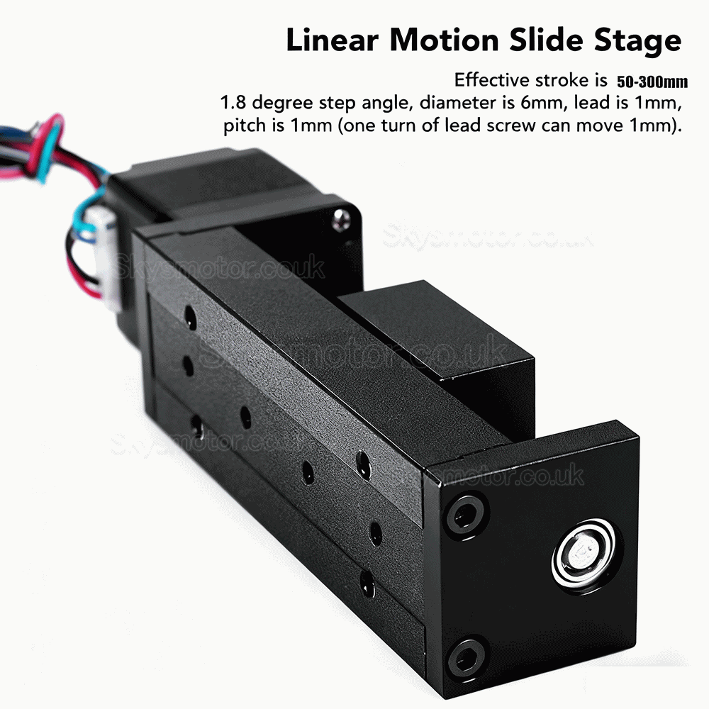 Mini Linear Slide Table OSP001601 1mm Pitch 0.07Nm Stroke 75mm with Nema 11 Stepper Motor