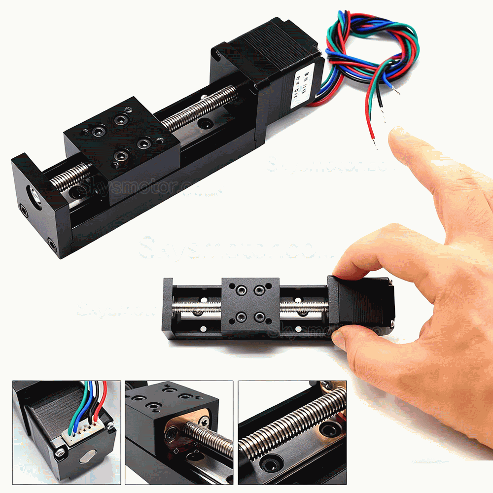 Mini Linear Slide Table OSP001601 1mm Pitch 0.07Nm Stroke 75mm with Nema 11 Stepper Motor Mini Linear Slide Table OSP001601 1mm Pitch 0.07Nm Stroke 75mm with Nema 11 Stepper Motor
