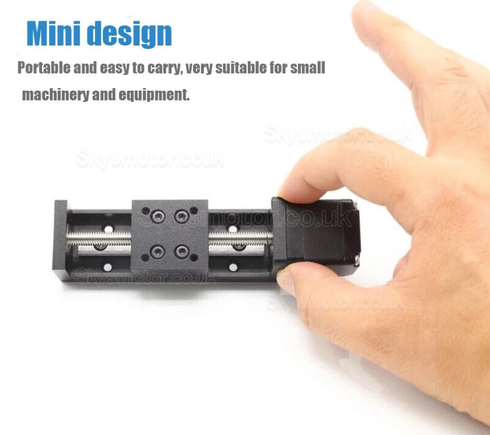 Mini Motorized Linear Stage OSP001602 CNC Sliding Table with Neme 11 Stepper Motor & TB6600 Drver Kit