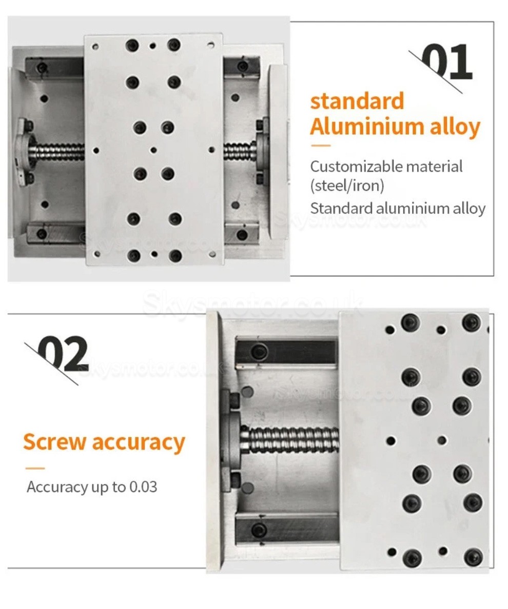 CNC Manual Self-lock Slide Table Linear Module Z Position Stage Trapezoidal Screw Module with Digital Display