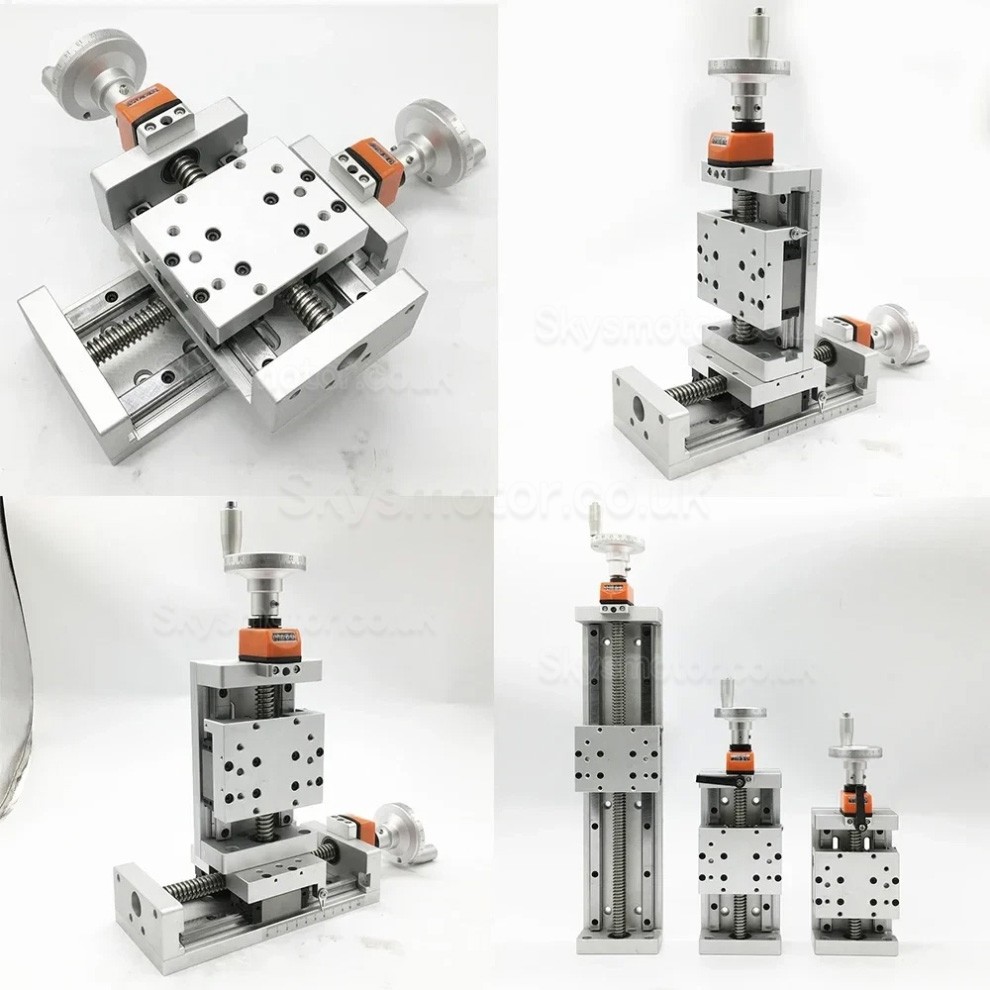 CNC Manual Self-lock Slide Table Linear Module Z Position Stage Trapezoidal Screw Module with Digital Display