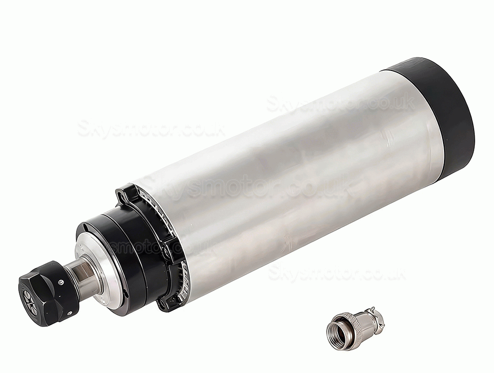 2.2KW 110V/220V Air Cooled Spindle Motor Kit 80-2.2KW-ER20 + H100-2.2 with Spindle Drives (VFD Drives) & 13Pcs ER20 Collet 2.2KW 110V/220V Air Cooled Spindle Motor Kit 80-2.2KW-ER20 + H100-2.2 with Spindle Drives (VFD Drives) & 13Pcs ER20 Collet