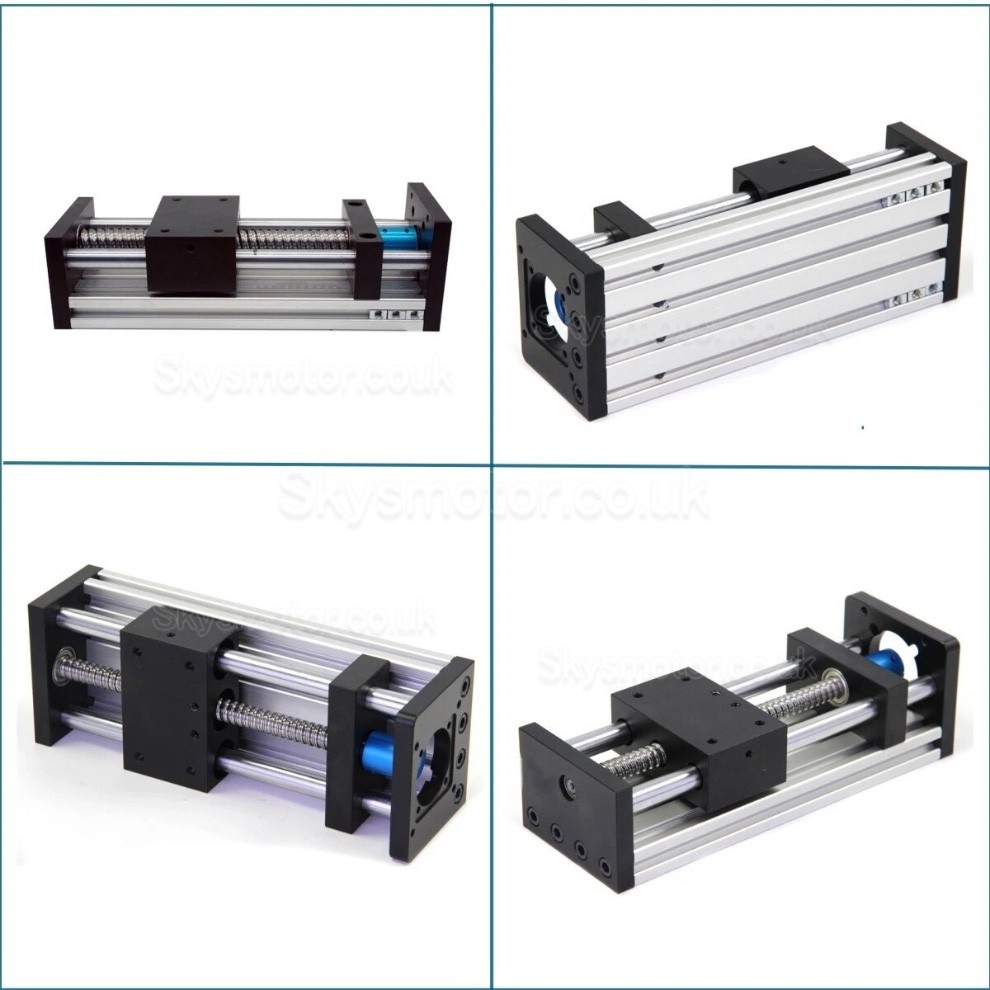 Motorized CNC Linear Slide Table OSP001604 with NEMA23 57mm Stepper Motor & 1605 Motion Module
