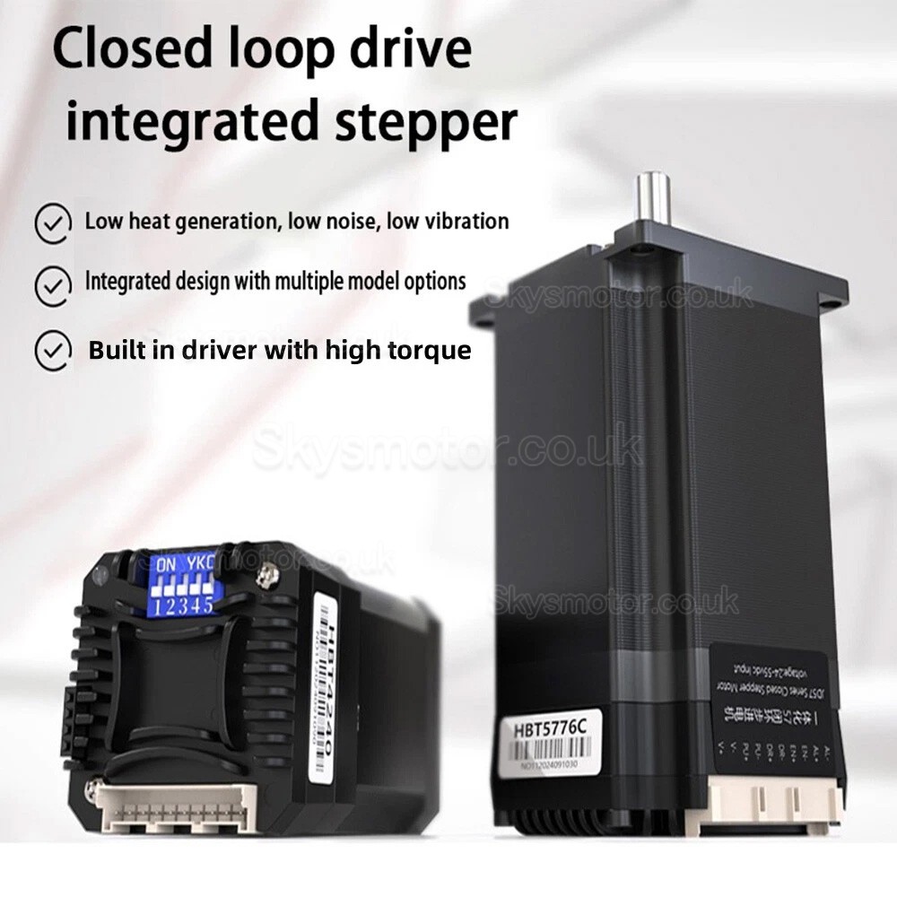 Nema 17 Integrated Closed-loop Stepper Motor HBT42 Series 0.4Nm/0.55Nm/0.7Nm with Drive 1000 Line Encoder Nema 17 Integrated Closed-loop Stepper Motor HBT42 Series 0.4Nm/0.55Nm/0.7Nm with Drive 1000 Line Encoder