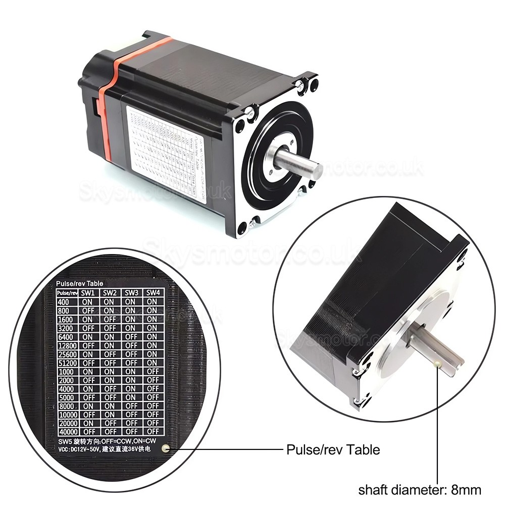 Nema 23 Integrated  Closed-loop Stepper Motor OSP001653 1.2Nm/2Nm/2.5Nm/3Nm with Drive & Encoder